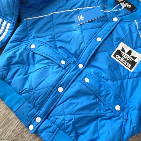 Adidas Olivia OBlanc Kendall Jenner Quilted Track Top Bomber Jacket Women's S LE - Picture 4 of 11